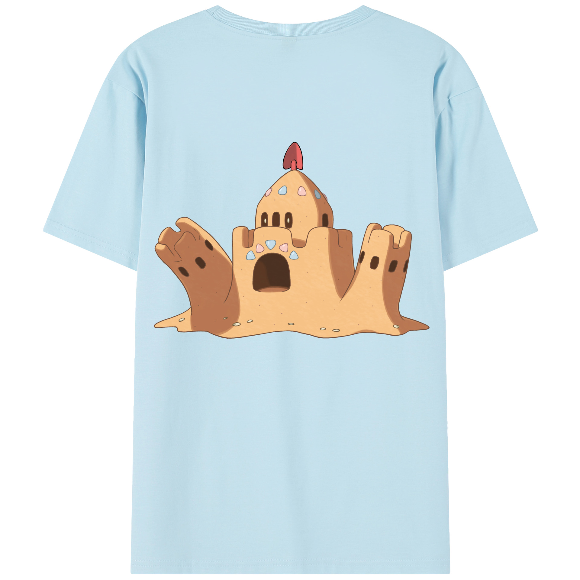 （画像用） ポケットモンスター Pokémon 綿100％半袖Tシャツ（背面プリント）